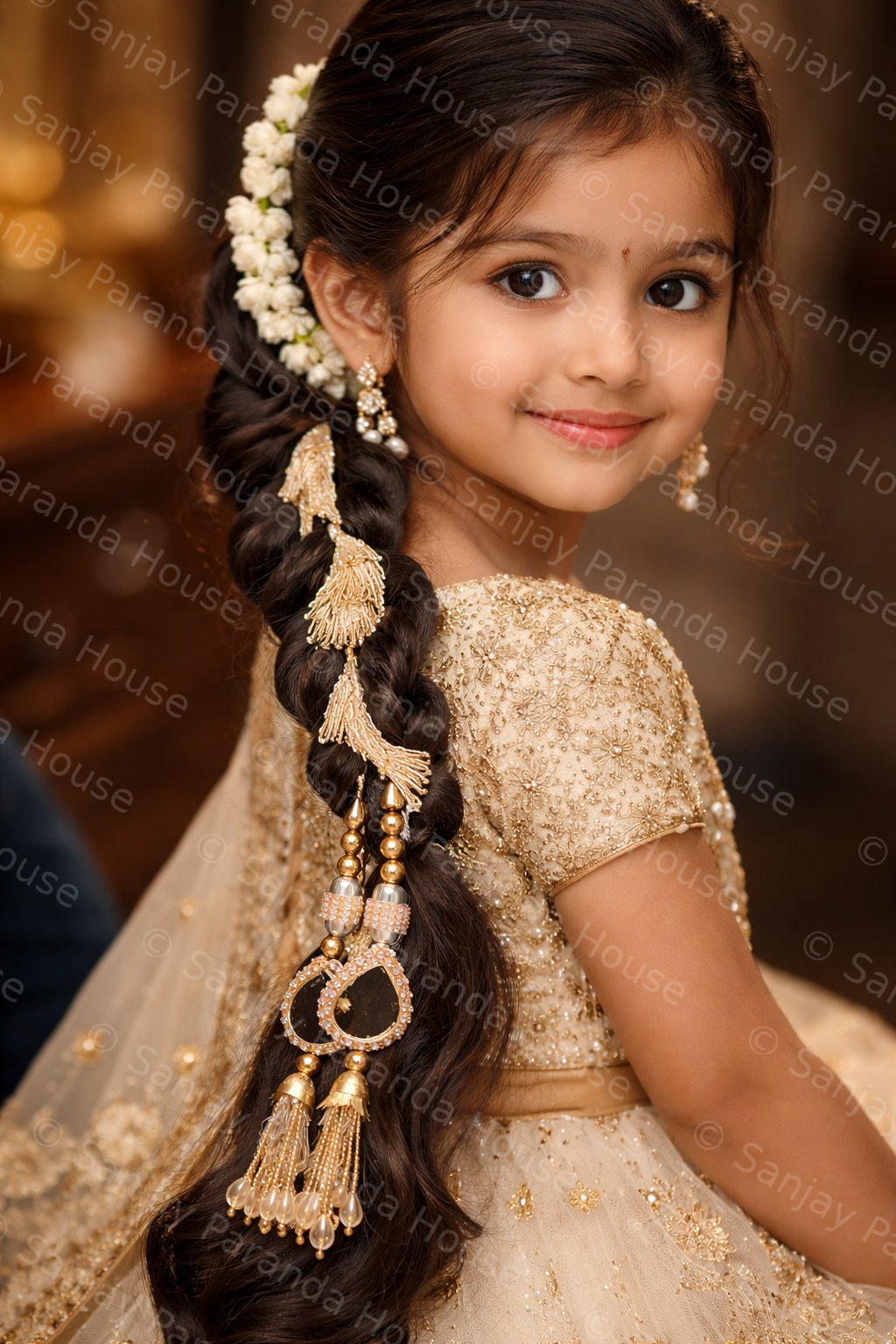 Lightweight Parandi for Girls Hairstyling